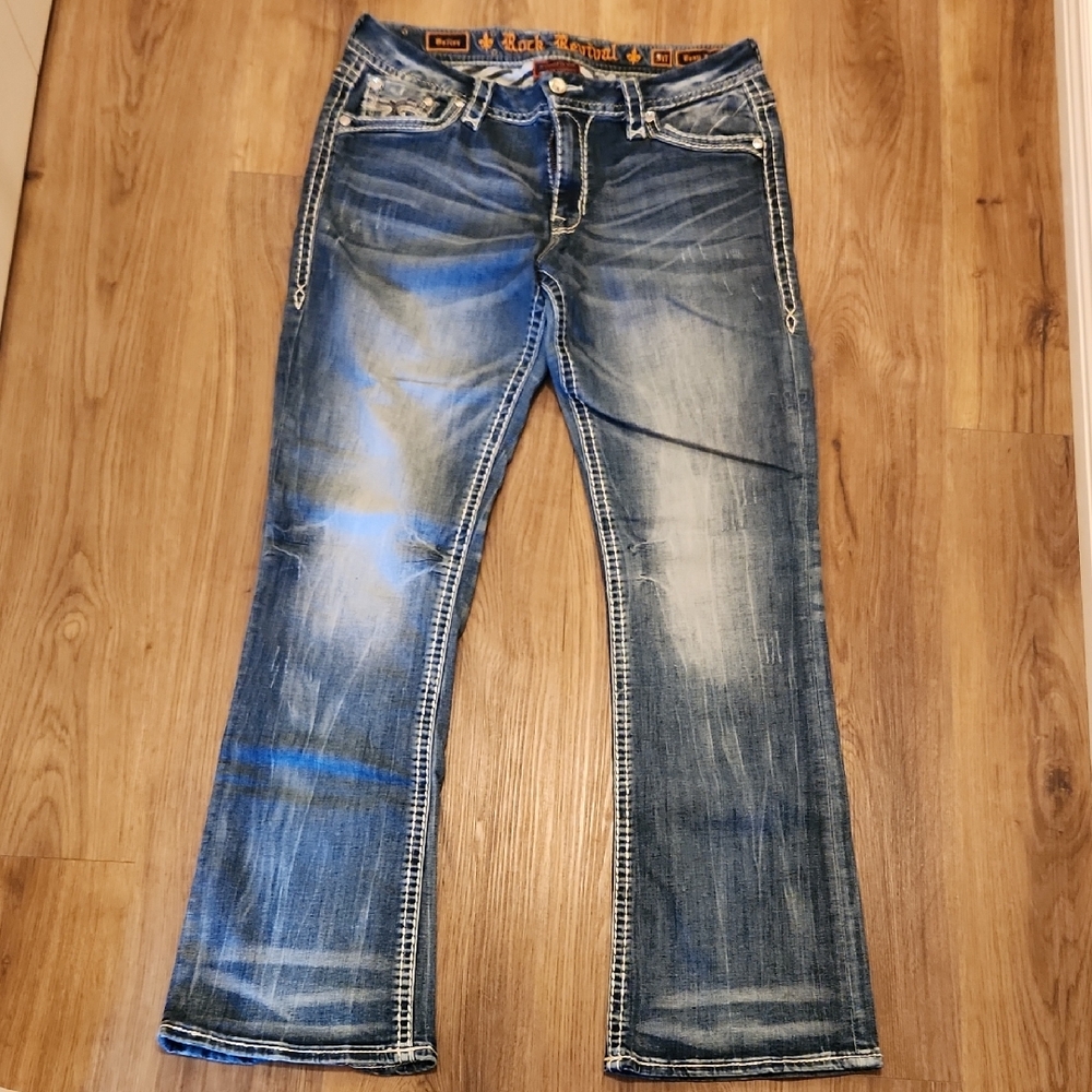 Like New Rock Revival Jeans